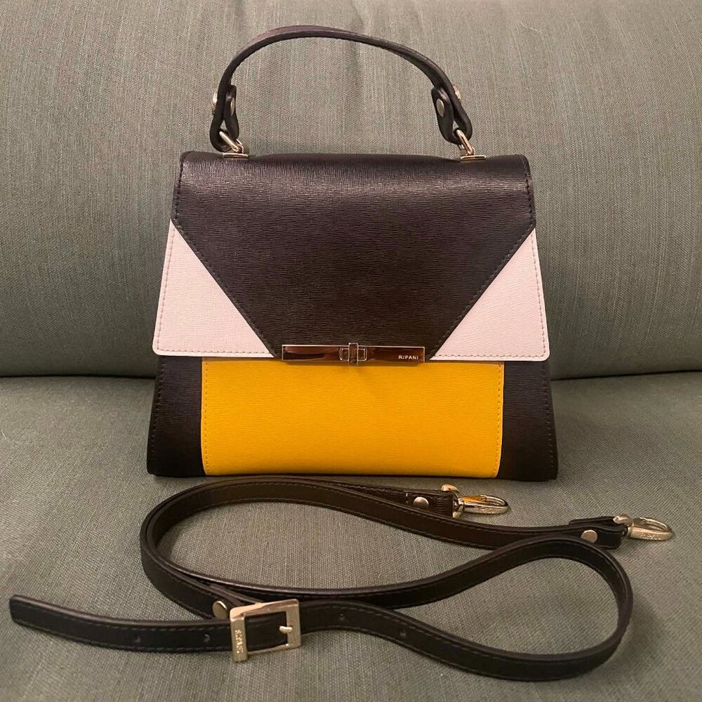 Ripani - Black, Yellow, White - Purse